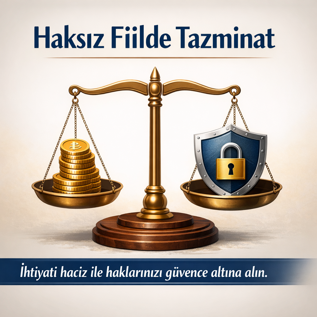 Eskişehir tazminat avukatı haksız fiilde tazminat ihtiyati haciz